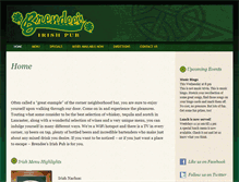 Tablet Screenshot of brendeesirishpub.com